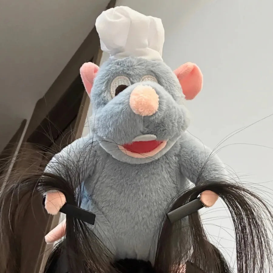 Diadema de Peluche Ratón Chef Animado