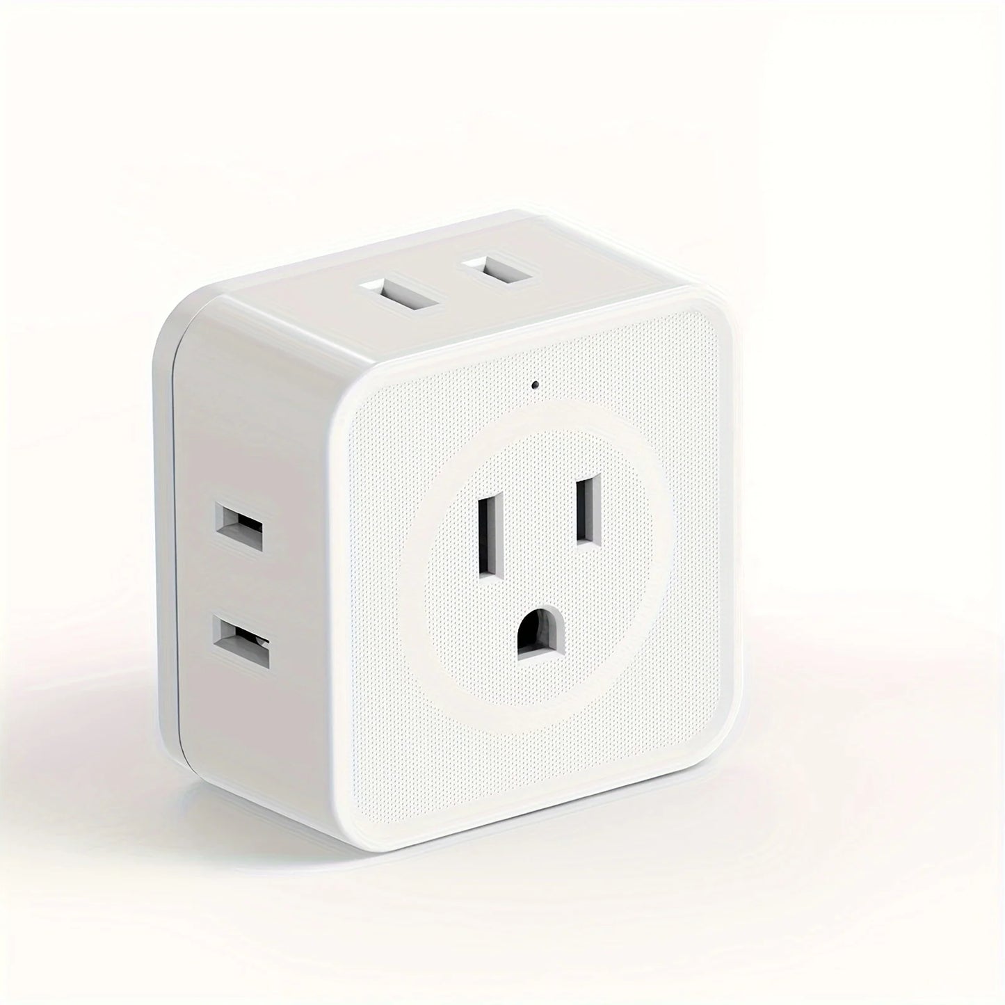Adaptador de Enchufe Múltiple 5 Vías - Expansor de Pared para Viajes y Hogar