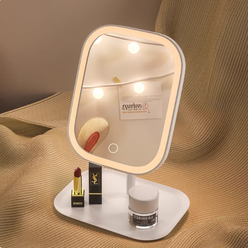 Espejo de Tocador LED – Luz Regulable, Modos de Luz