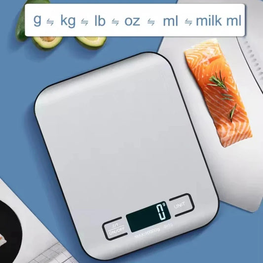 Báscula Digital de Cocina con Pantalla LED