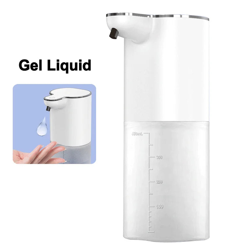 Dispensador Automático de Jabón Líquido Recargable 400ml Sin Contacto