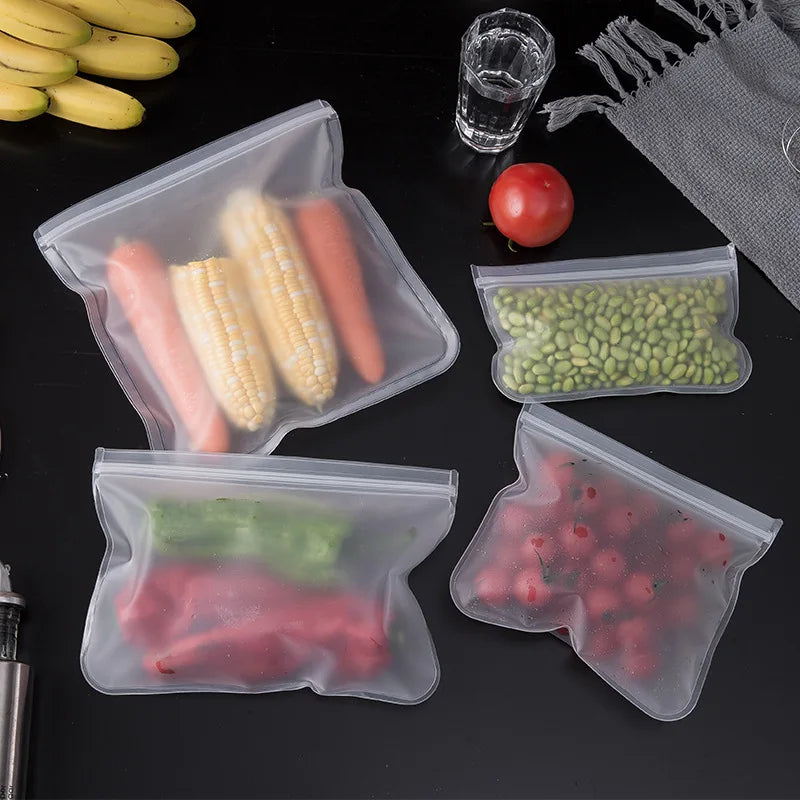 Bolsa Reutilizable de Silicona para Alimentos