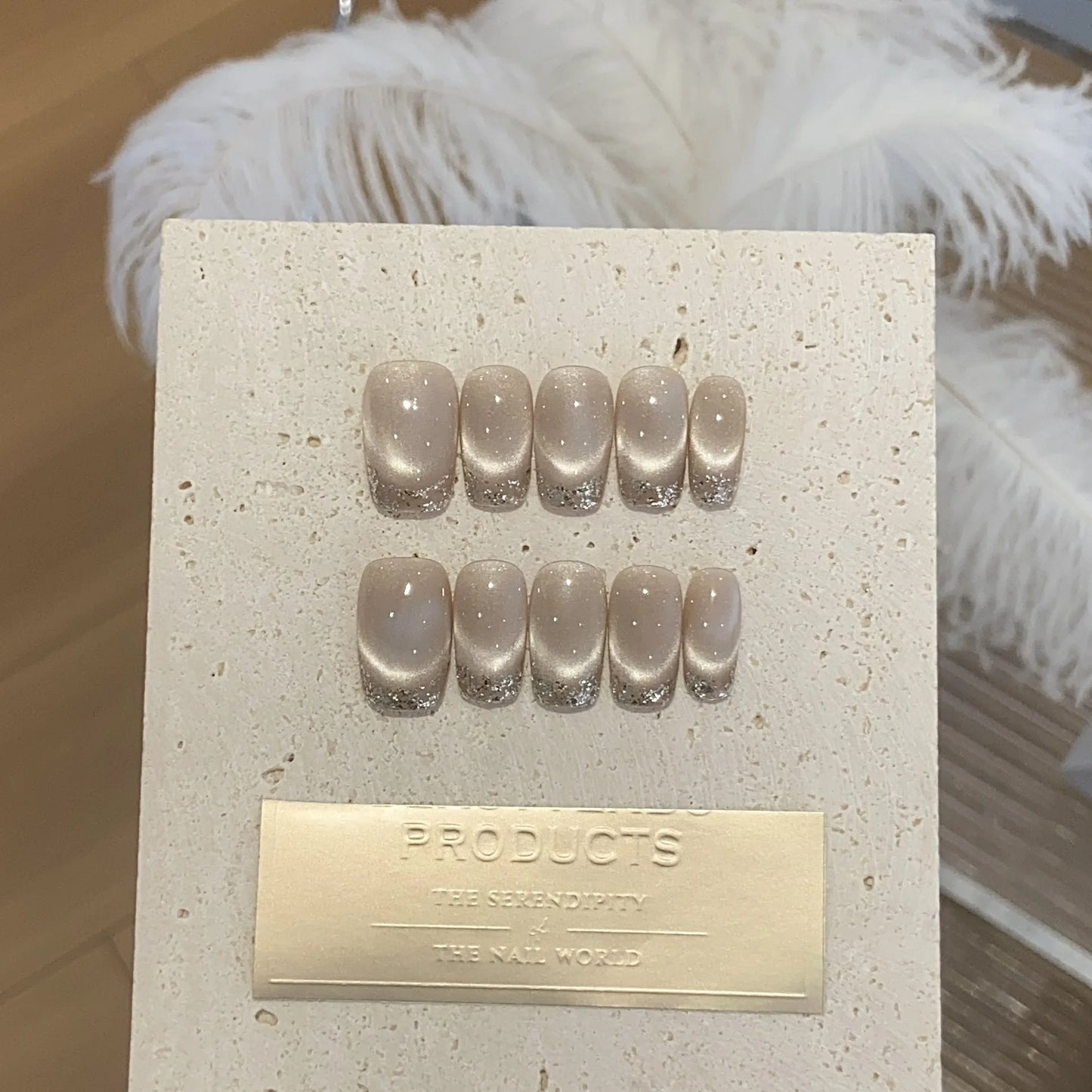 Uñas Postizas con Adhesivos | Set de Press On Nails para Nail Art