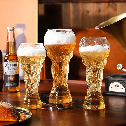 Vaso de Cerveza Diseño Balón – Copa Creativa para Fiestas