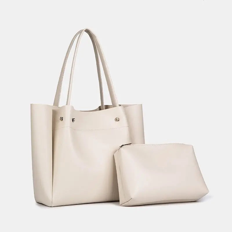 Bolsa de Hombro Mujer Estilo Casual – Tote Amplia con Zipper