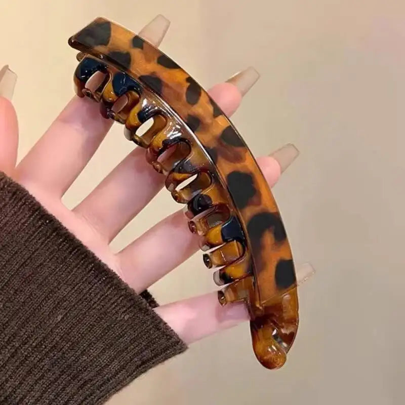 Clip de Cabello Banana Carey 12.5cm - Pinza de Pescado para Mujer
