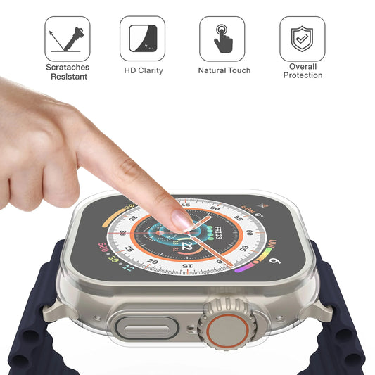 Funda Transparente con Protector para Apple Watch