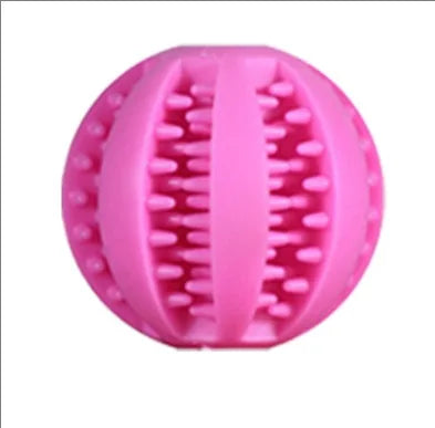 Pelota Interactiva para Mascotas de Goma Limpieza Dental