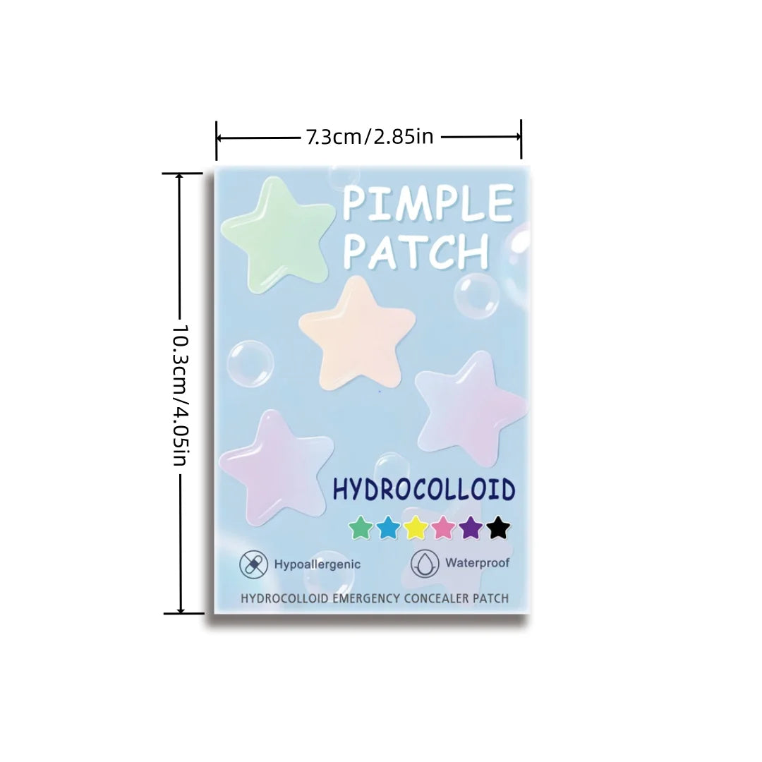 Uso diario facil, Parches para Espinillas Hidrocoloide 28pcs | Acne Patch Facial Impermeable y Transpirable