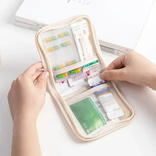 Bolsa de Almacenamiento de Medicamentos Portátil - Mini First Aid Kit