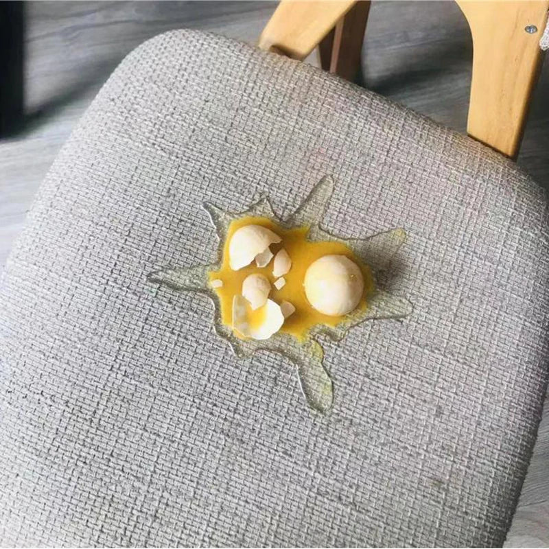 Soporte de Celular Huevo Estrellado Hiperrealista - Broma para Escritorio