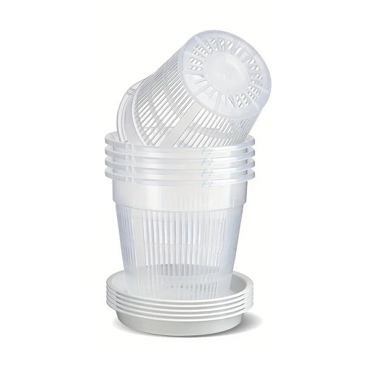 5pcs Maceta de Cultivo Transpirable para Plantas - Plantas con Ventilación