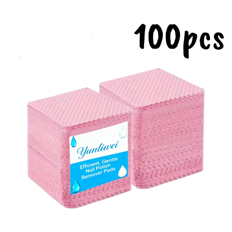 Toallitas Lint Free para Uñas | Wipes Sin Pelusa para Gel y Manicure Profesional