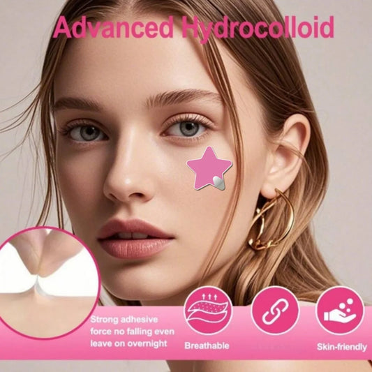 Uso diario facil, Parches para Espinillas Hidrocoloide 28pcs | Acne Patch Facial Impermeable y Transpirable
