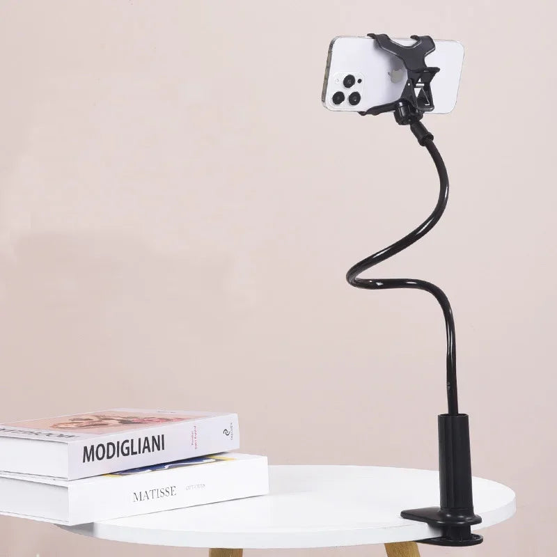 Soporte Flexible de Brazo Largo para Celular - Base para Cama y Escritorio