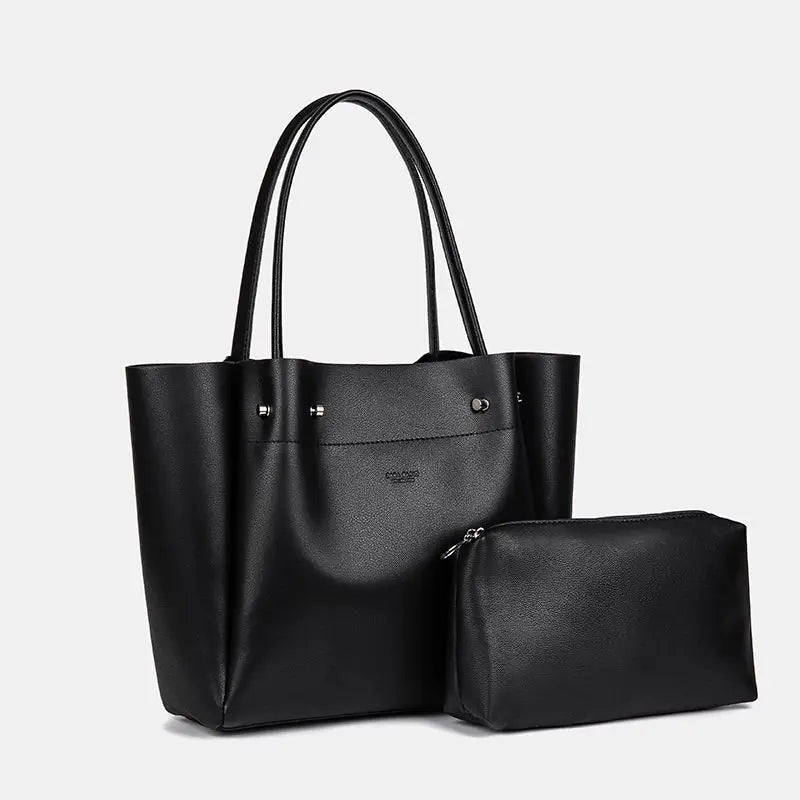 Bolsa de Hombro Mujer Estilo Casual – Tote Amplia con Zipper
