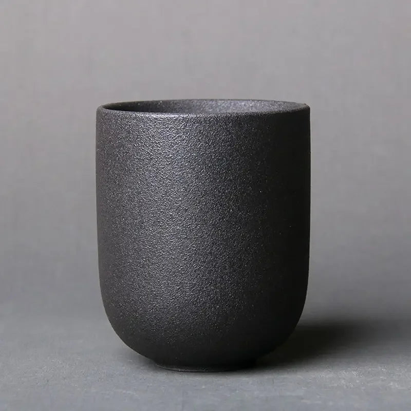 Tazas de Té Kung Fu de Cerámica 120ml - Estilo Japonés Wabi-Sabi