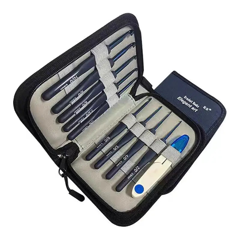 Set de Herramientas para Tejer con Mango Ergonómico - 10 Unidades