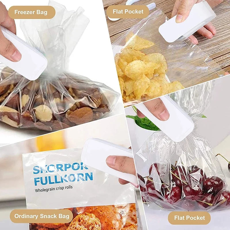 Mini Sellador de Bolsas Térmico Portátil - Máquina Selladora de Plástico