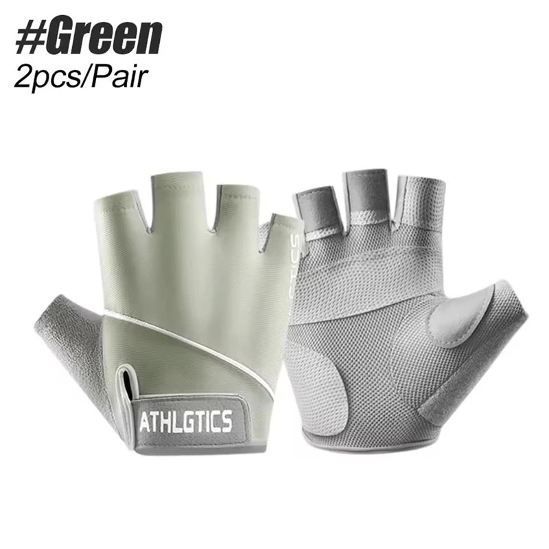 Guantes de Entrenamiento Mujer – Gym, Crossfit y Pesas, Medio Dedo Antideslizantes