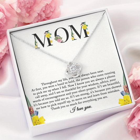 Collar “Mom” con Mensaje Emotivo y Caja – Regalo Día de las Madres