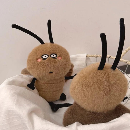 Peluche Divertido de Cucaracha Kawaii - Almohada de Felpa 20cm