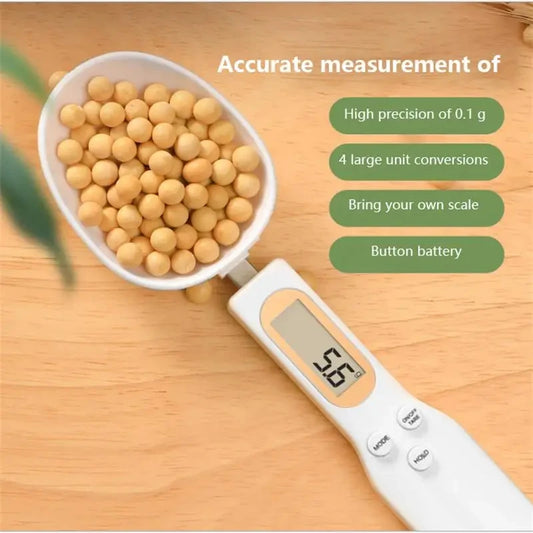 Cuchara Báscula Digital LCD - Gramera de Precisión para Cocina 500g