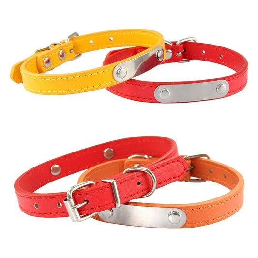 Collar Personalizado para Perro con Placa Grabada