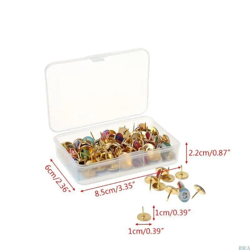 Tachuelas Decorativas de Banderas – Set de 100 Piezas