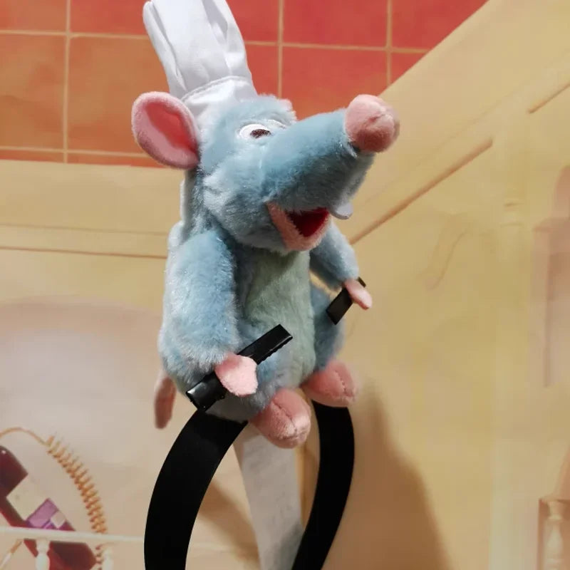 Diadema de Peluche Ratón Chef Animado