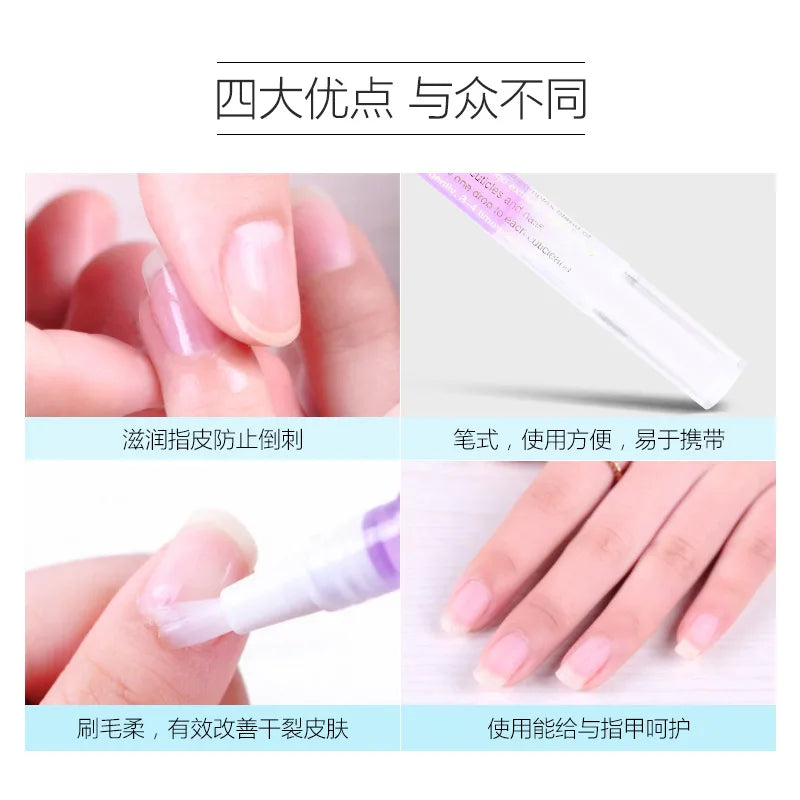 Aceite para Cutículas con Aplicador Tipo Pluma – Cuidado Profesional, Tratamiento Nutritivo para Uñas