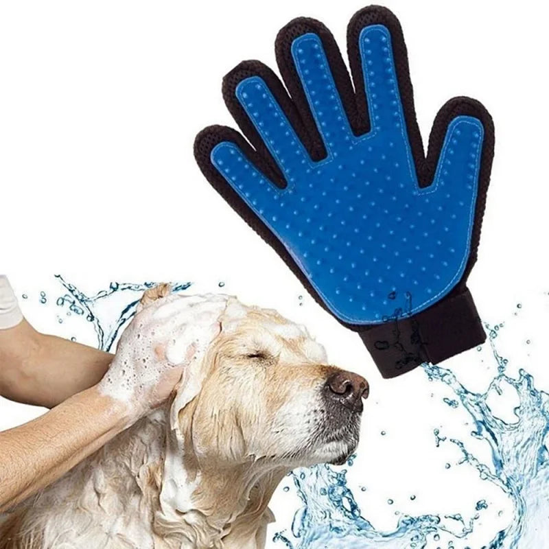 Guante Cepillo para Mascotas Removedor de Pelo y Masajeador