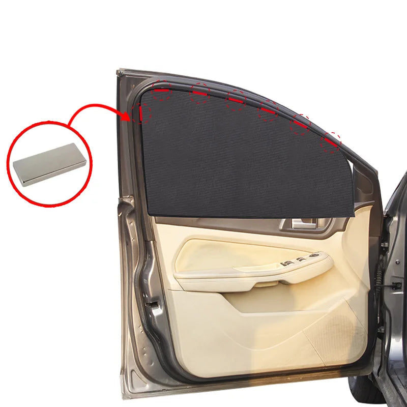 Parasol Magnético de Malla para Ventana de Auto