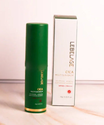 Bálsamo Protector Solar en Barra SPF50+ con Cica (Hidratanta y Reafirma)