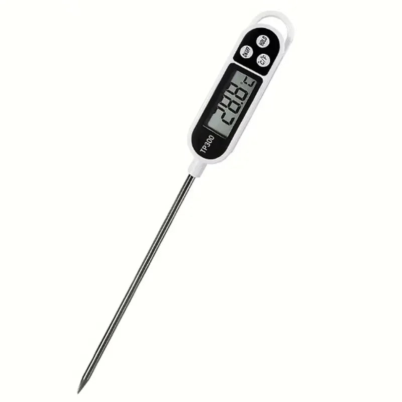 Termómetro de Sonda para Carne y Líquidos - Herramienta Digital de Cocina