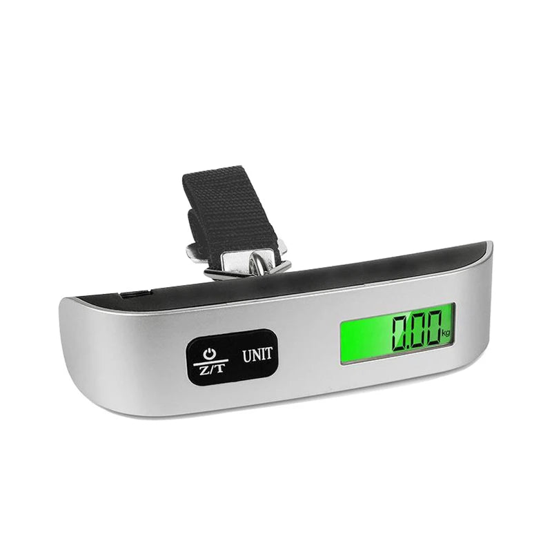 Báscula Digital Portátil para Equipaje con Pantalla LCD