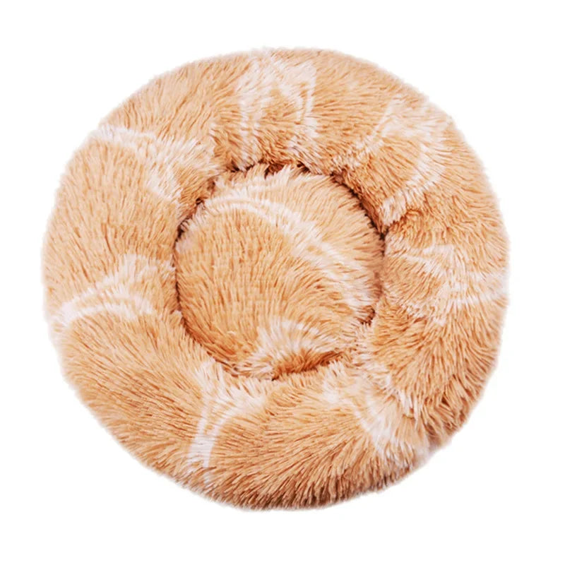 Cama Redonda Suave para Perros y Gatos – Cama Acolchada para Mascotas