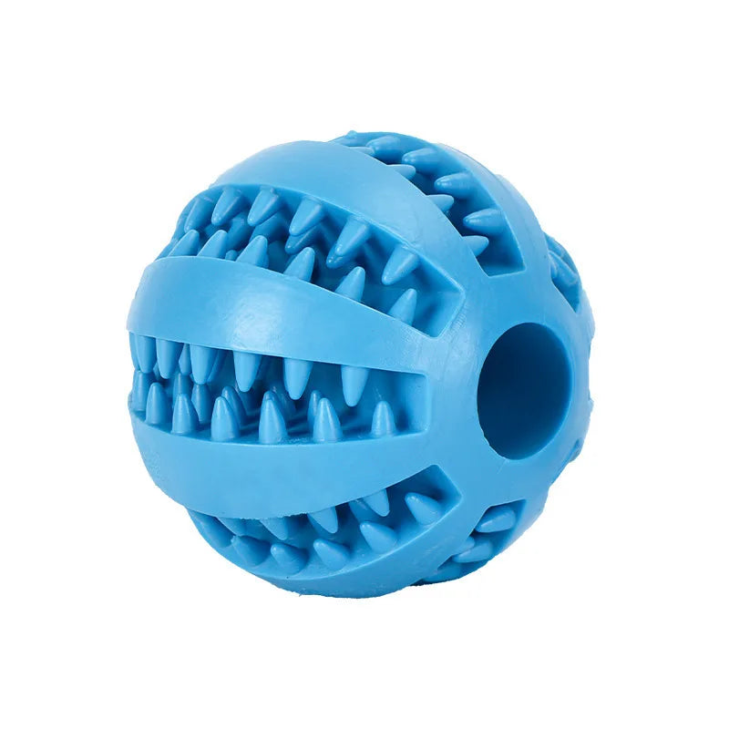 Pelota Interactiva para Mascotas de Goma Limpieza Dental