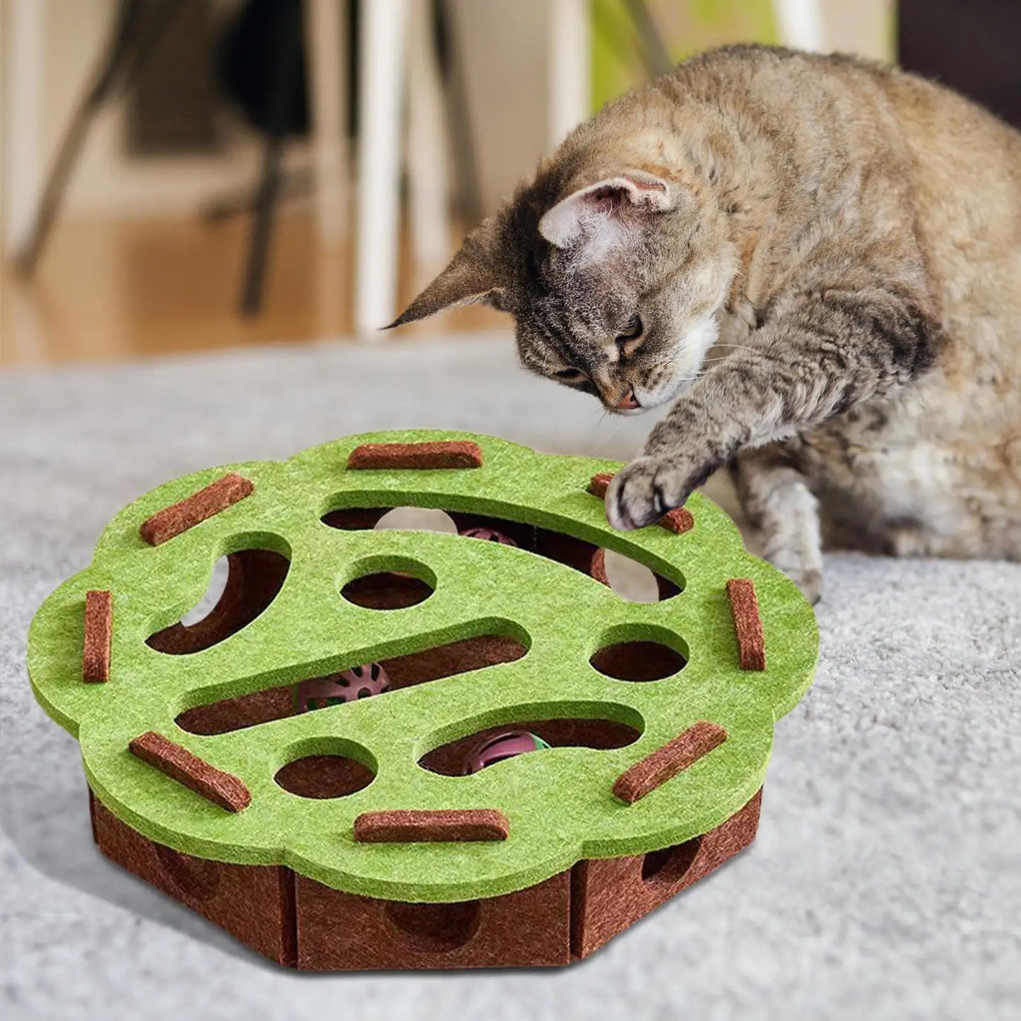 Juguete Interactivo de Laberinto para Gatos