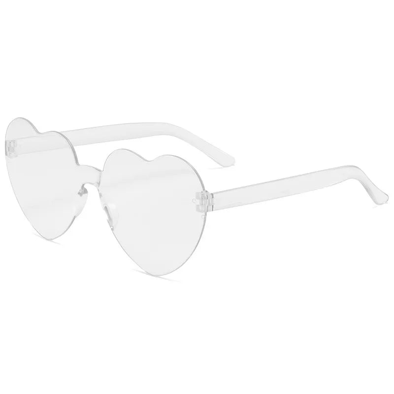 Gafas de Sol en Forma de Corazón – Lentes de Fiesta con Protección UV
