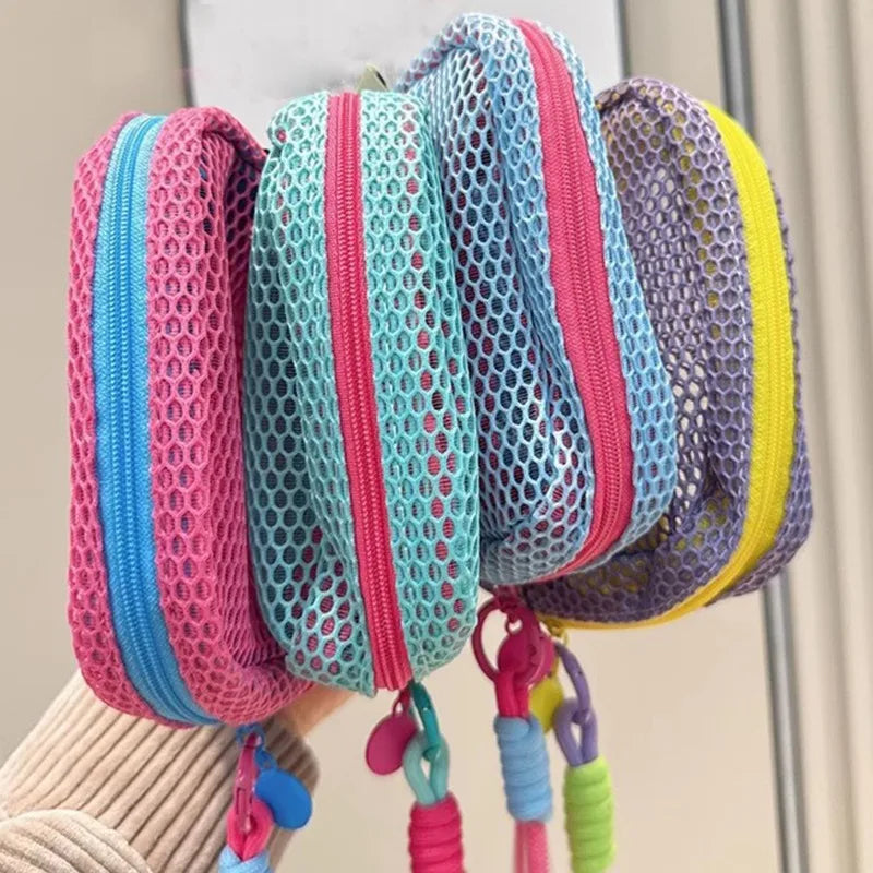 Neceser de Malla Doble Capa - Bolsa de Almacenamiento Ultra Ligera