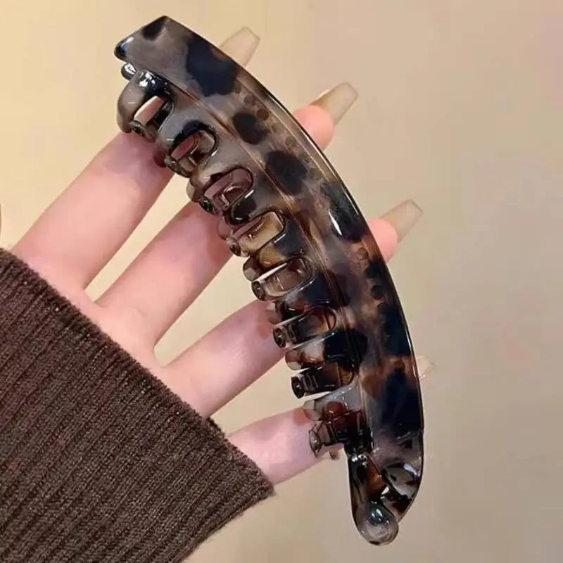 Clip de Cabello Banana Carey 12.5cm - Pinza de Pescado para Mujer