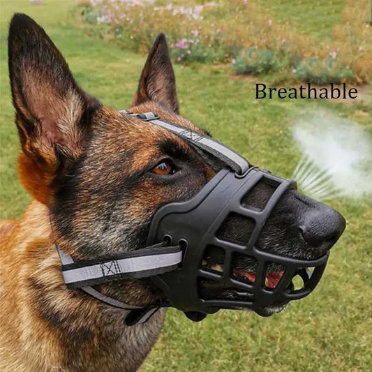 Bozal para Perros Transpirable Ajustable Antimordidas