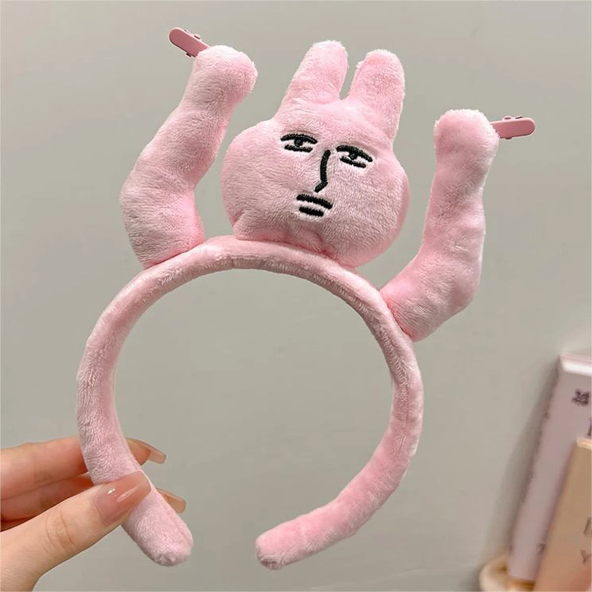 Diadema Conejo Rosa Divertida | Banda para Cabello Funny Bunny