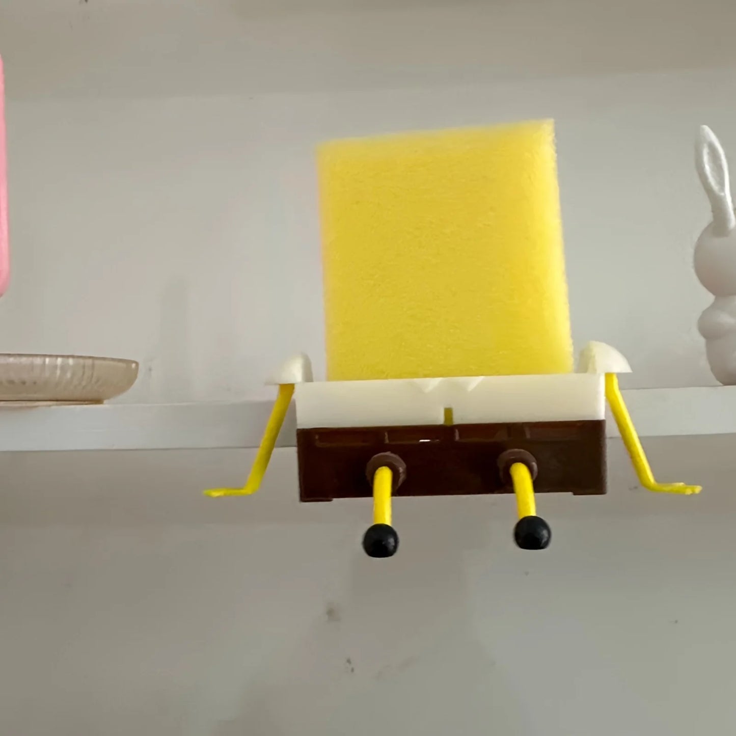 Soporte para Esponja de Cocina Diseño Bob – Organizador para Fregadero, Figura Divertida