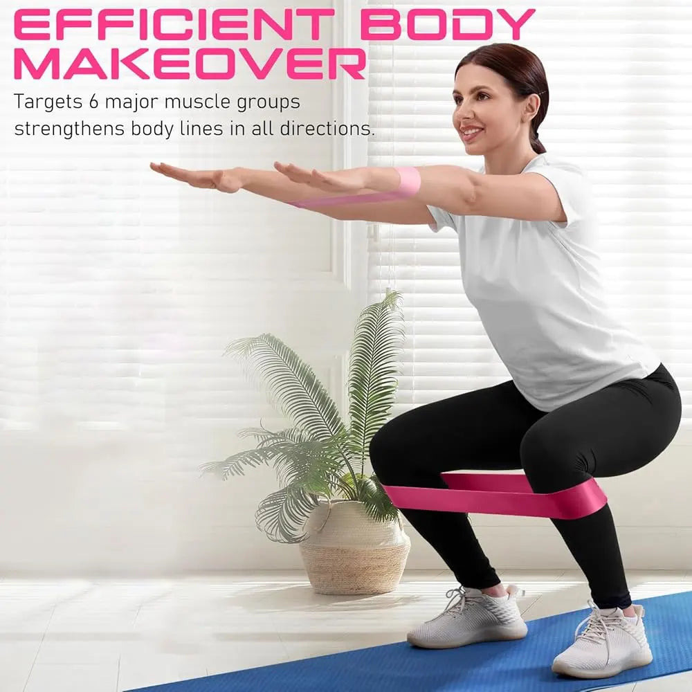 Bandas de Resistencia para Ejercicio (Set de 5) | Bandas Elásticas para Fitness y Entrenamiento