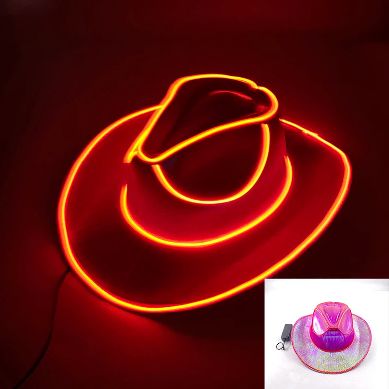 Sombrero LED Neón