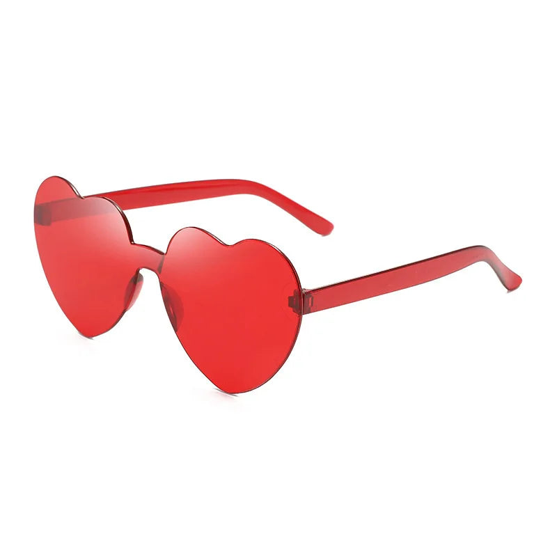 Gafas de Sol en Forma de Corazón – Lentes de Fiesta con Protección UV