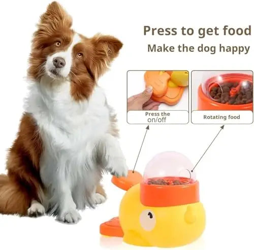 Dispensador Interactivo de Comida Lenta para Perros y Gatos