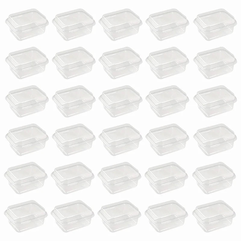 Transparent Cake Box Rectangle Dessert Cake Box Disposable Party Wedding Christmas Mousse Tiramisu Packaging